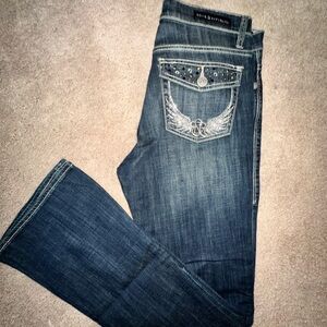 Rock & Republic Blue Flare Jeans